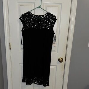 Lauren Ralph Lauren Black Lace Mini Dress